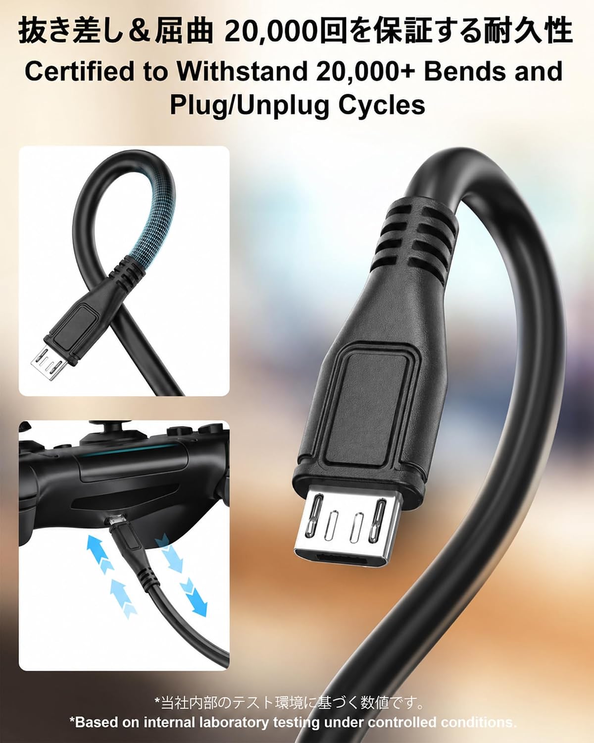(10 Pack 3.3 ft) Micro USB Cable, USB A to Micro USB Charging Cable with Data Transfer, Pure Copper Core, Charger Cord for Older Android Phones, Tablets, Speakers, Controllers, TV Stick etc - Image 5