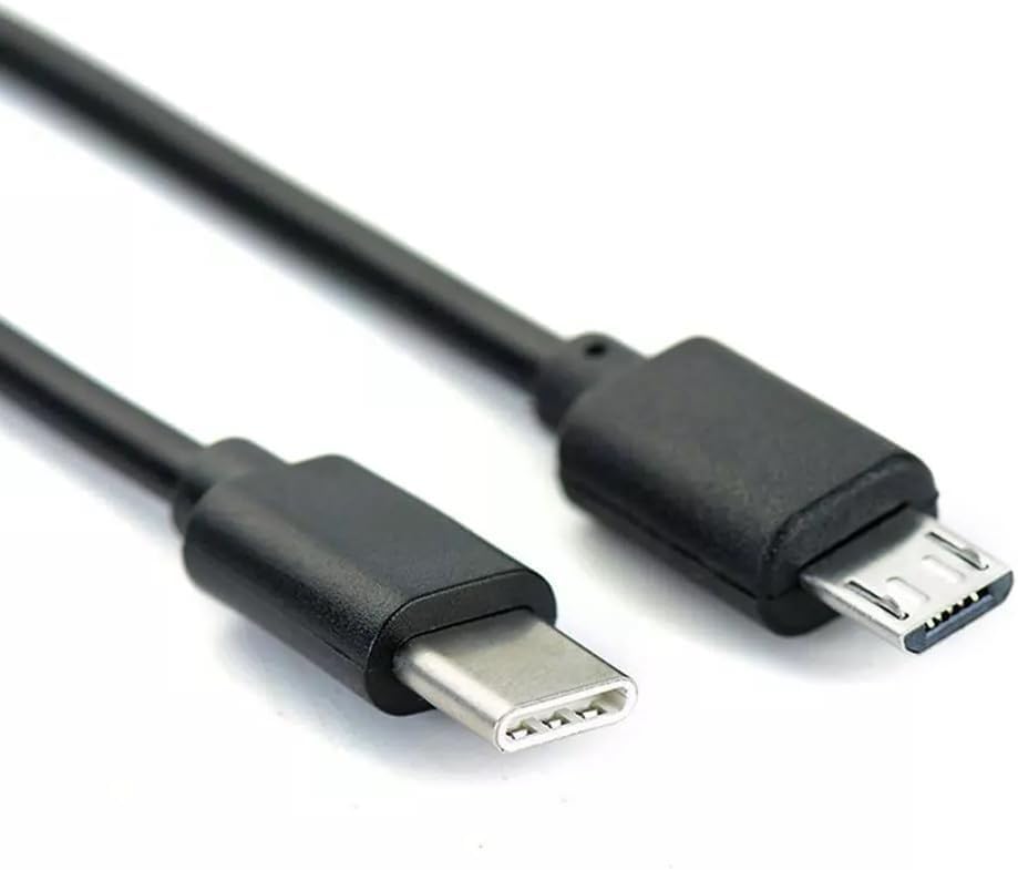 3FT USB C to Micro USB Data Transfer & Charge Cable for Old Devices/Phones
